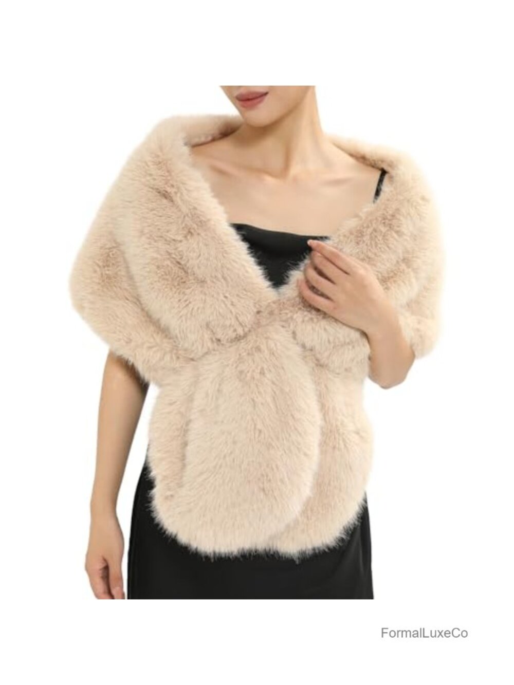 Faux Fur Cold Weather Scarf Wrap